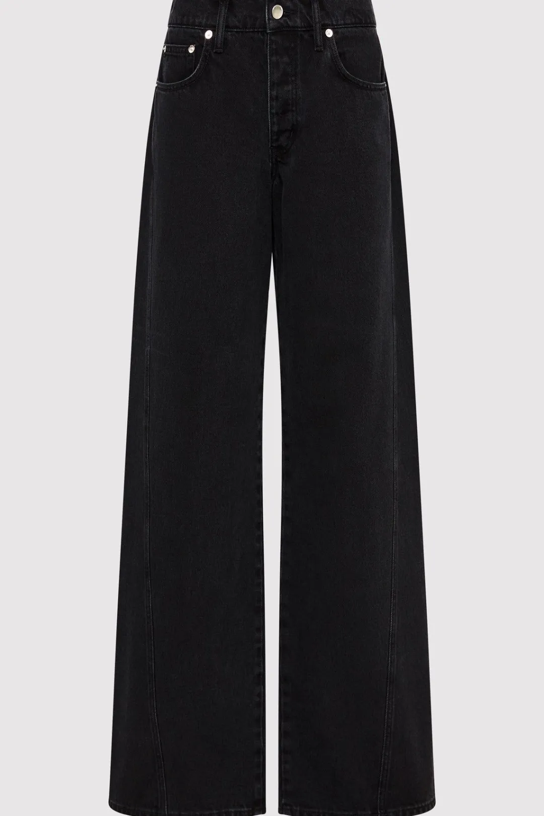 Denim*St. Agni Low Rise Jeans - Washed Black
