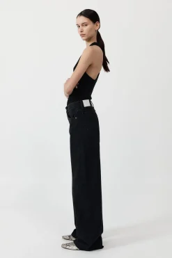 Pants*St. Agni Low Rise Jeans - Washed Black