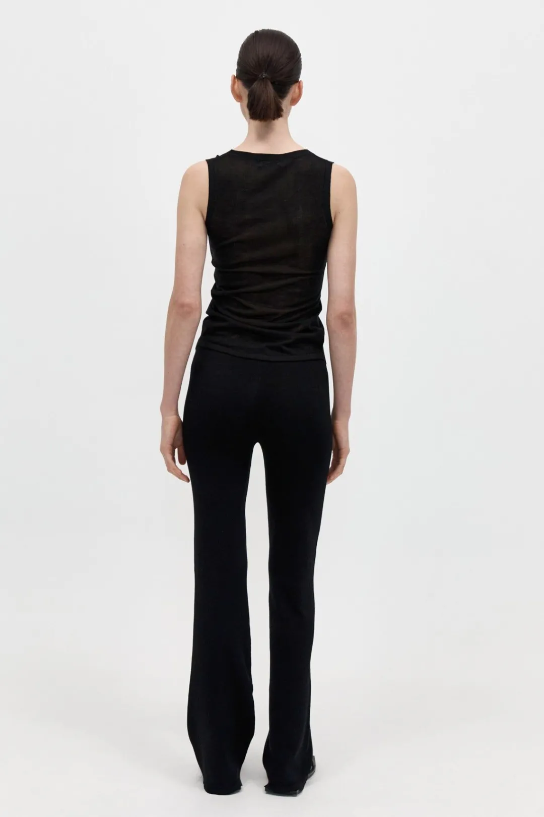 Pants*St. Agni Low Waist Knit Pants - Black