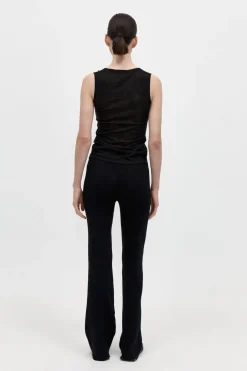 Knitwear*St. Agni Low Waist Knit Pants - Black