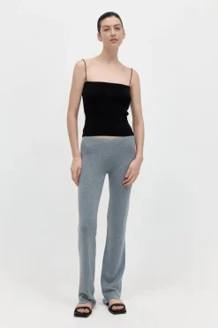 Pants*St. Agni Low Waist Knit Pants - Grey Marle