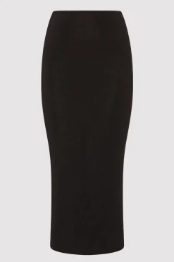 Knitwear*St. Agni Low Waist Knit Skirt - Black