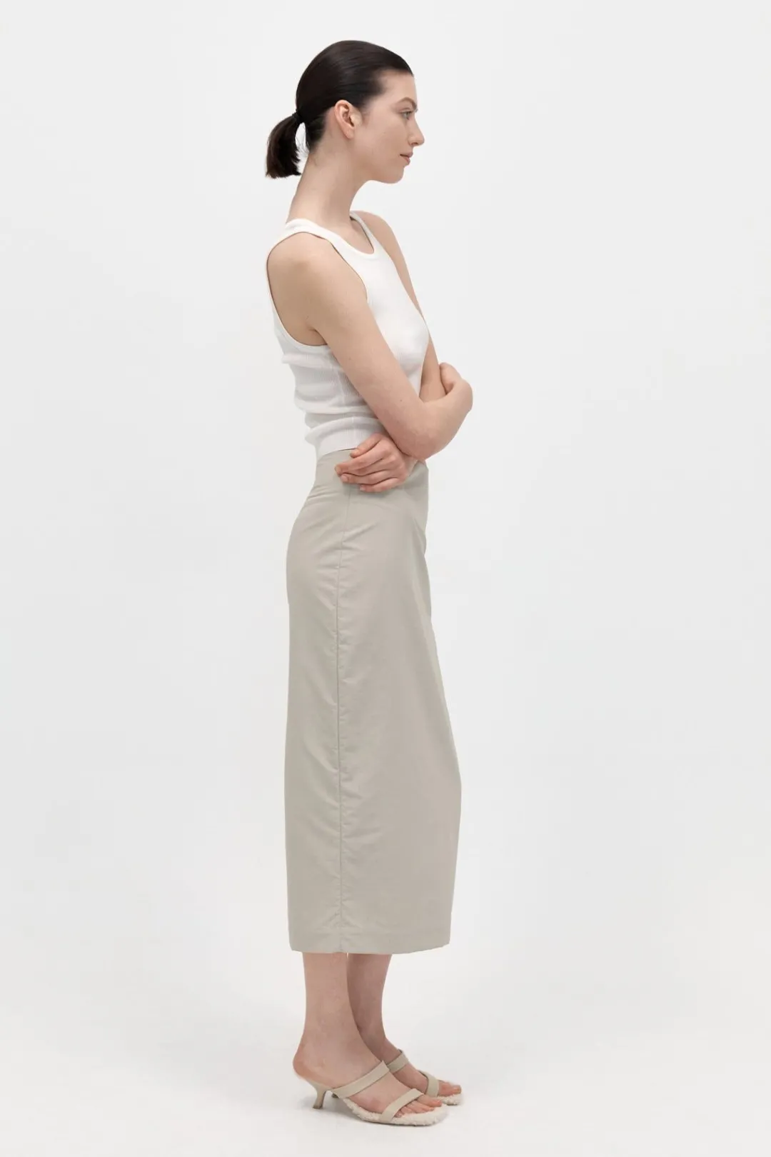 Skirts*St. Agni Low Waist Pencil Skirt - Birch