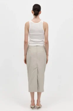 Skirts*St. Agni Low Waist Pencil Skirt - Birch