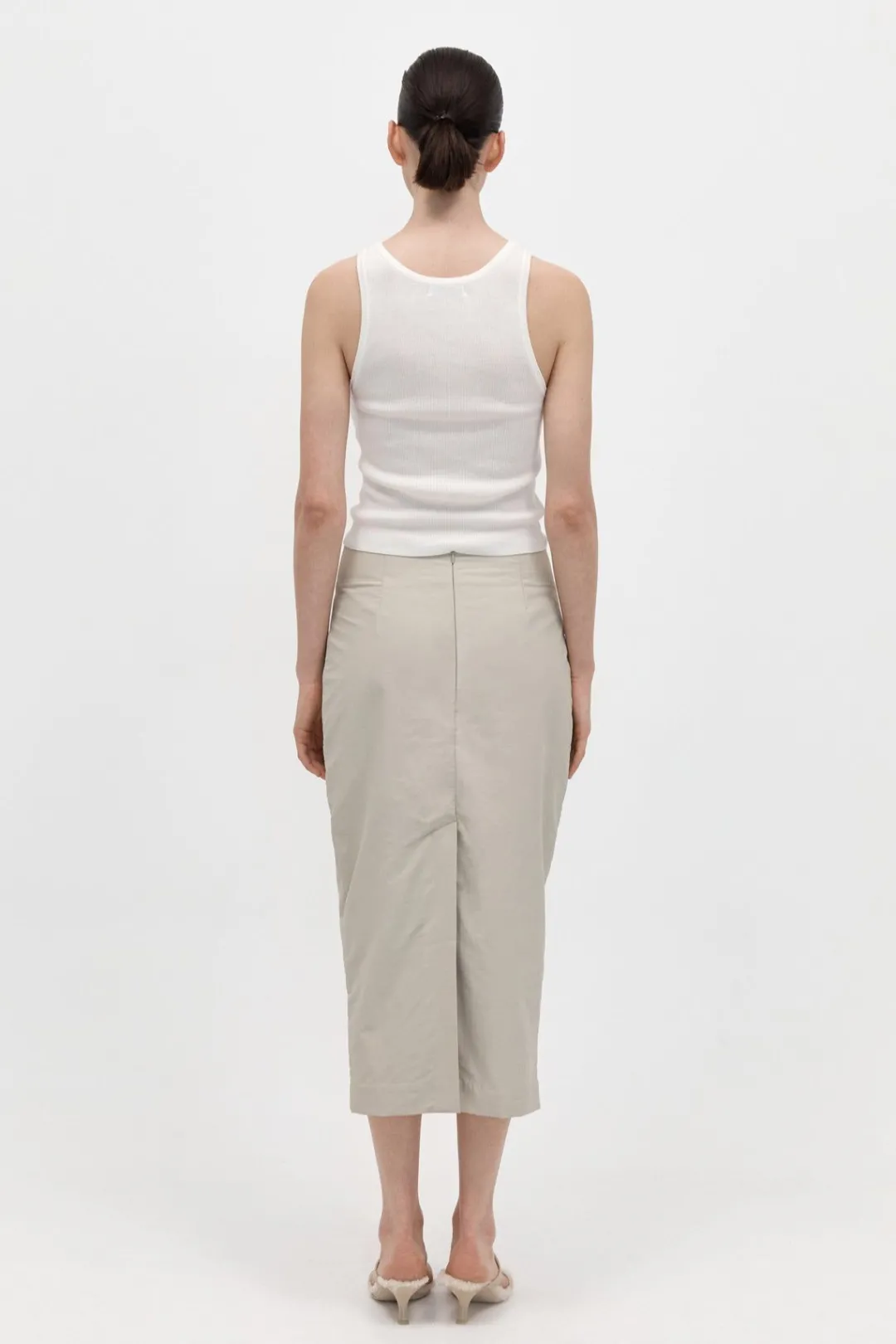 Skirts*St. Agni Low Waist Pencil Skirt - Birch