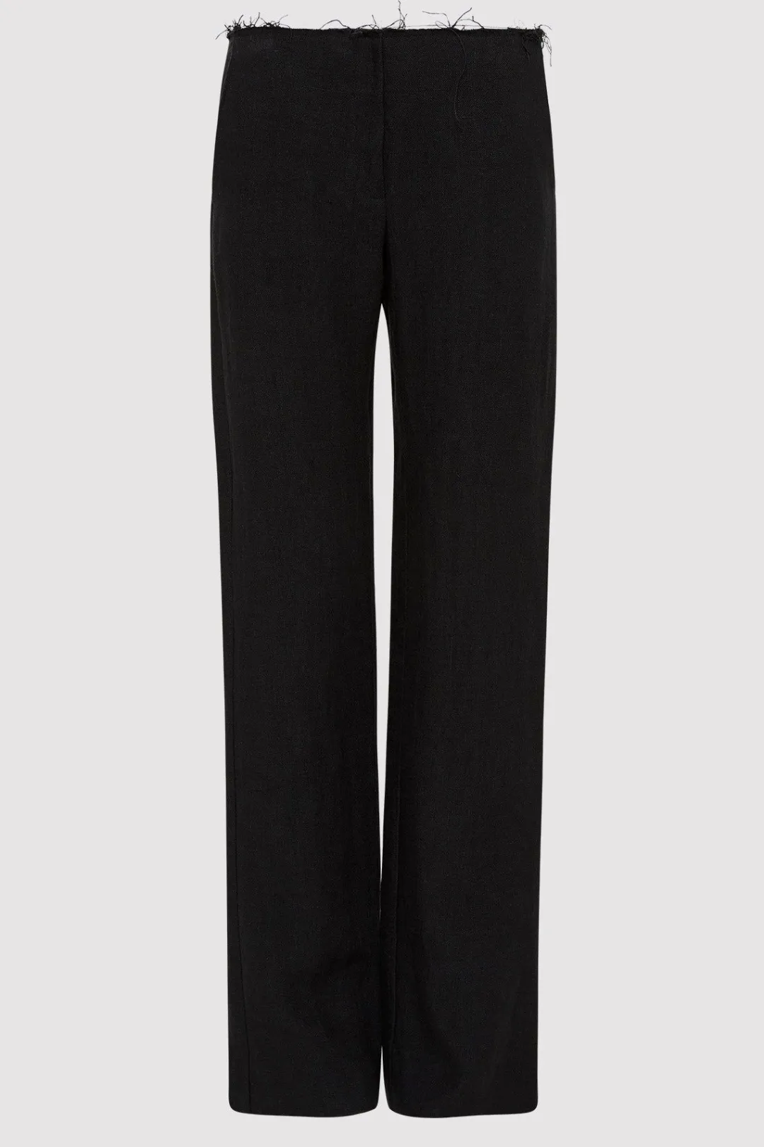 Pants*St. Agni Low Waist Raw Edge Pants - Black