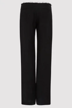 Tailoring*St. Agni Low Waist Raw Edge Pants - Black