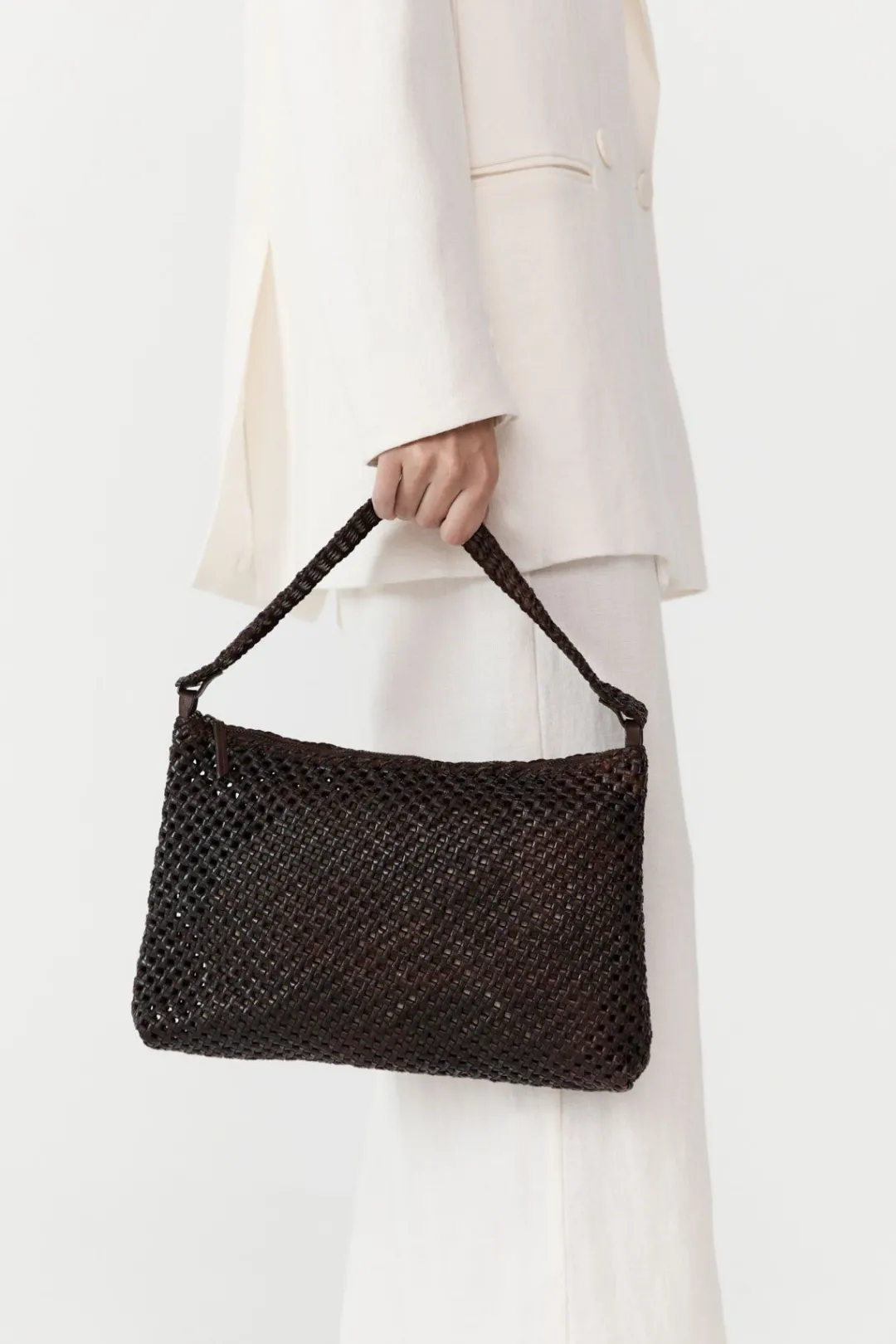 Bags*St. Agni Macrame Shoulder Bag - Chocolate