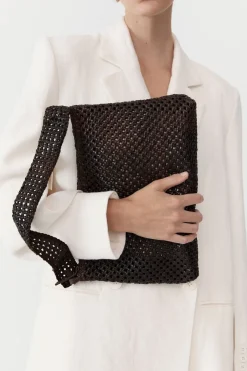 Bags*St. Agni Macrame Shoulder Bag - Chocolate