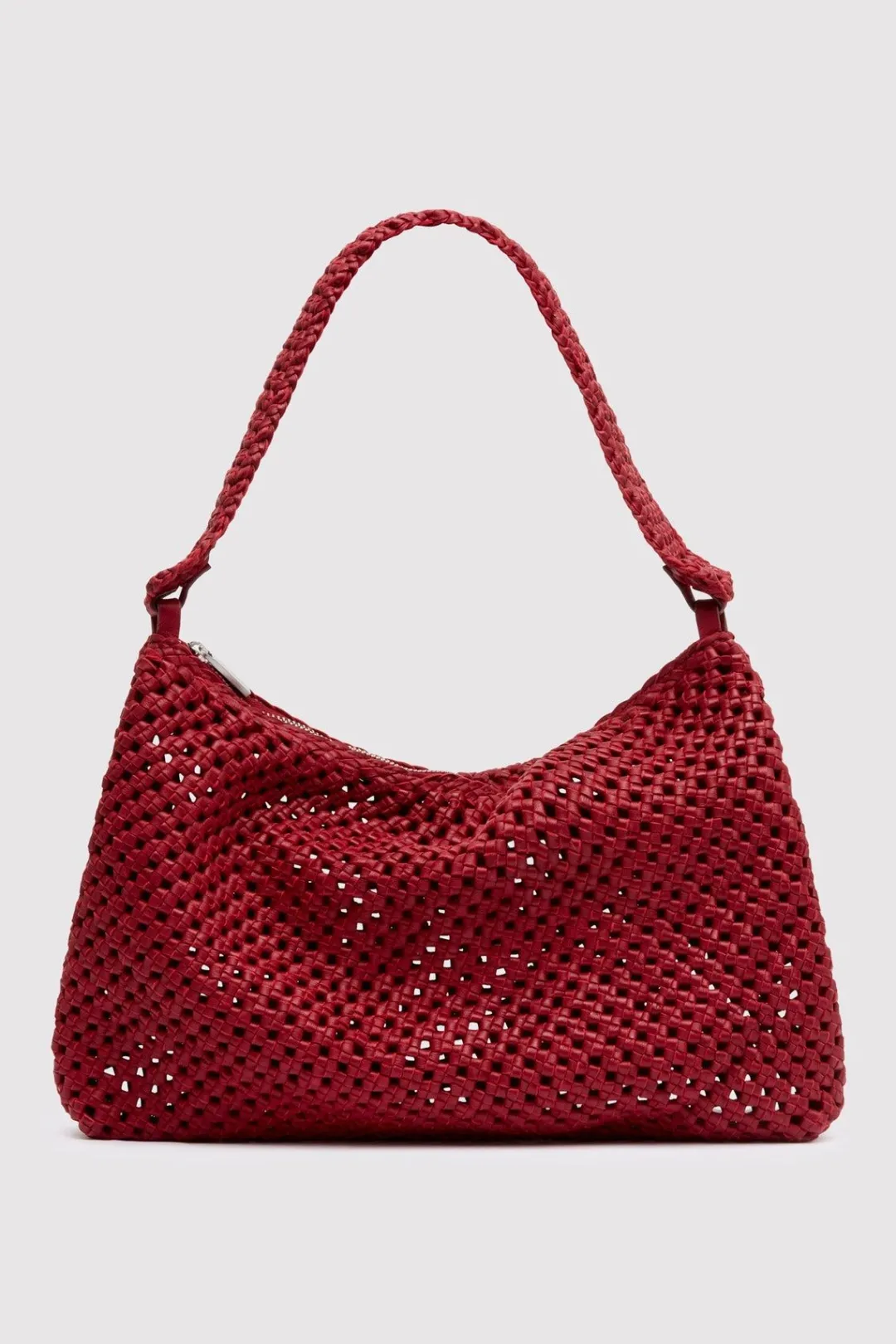 Bags*St. Agni Macrame Shoulder Bag - Rouge
