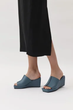 Heels*St. Agni Maria Wedge - Slate