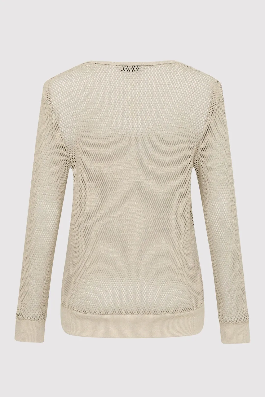 Knitwear*St. Agni Mesh Long Sleeve Top - Aloe