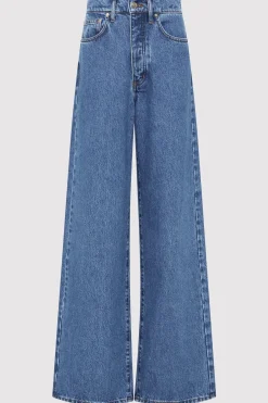 Denim*St. Agni Mid Rise Wide Leg - Denim Blue