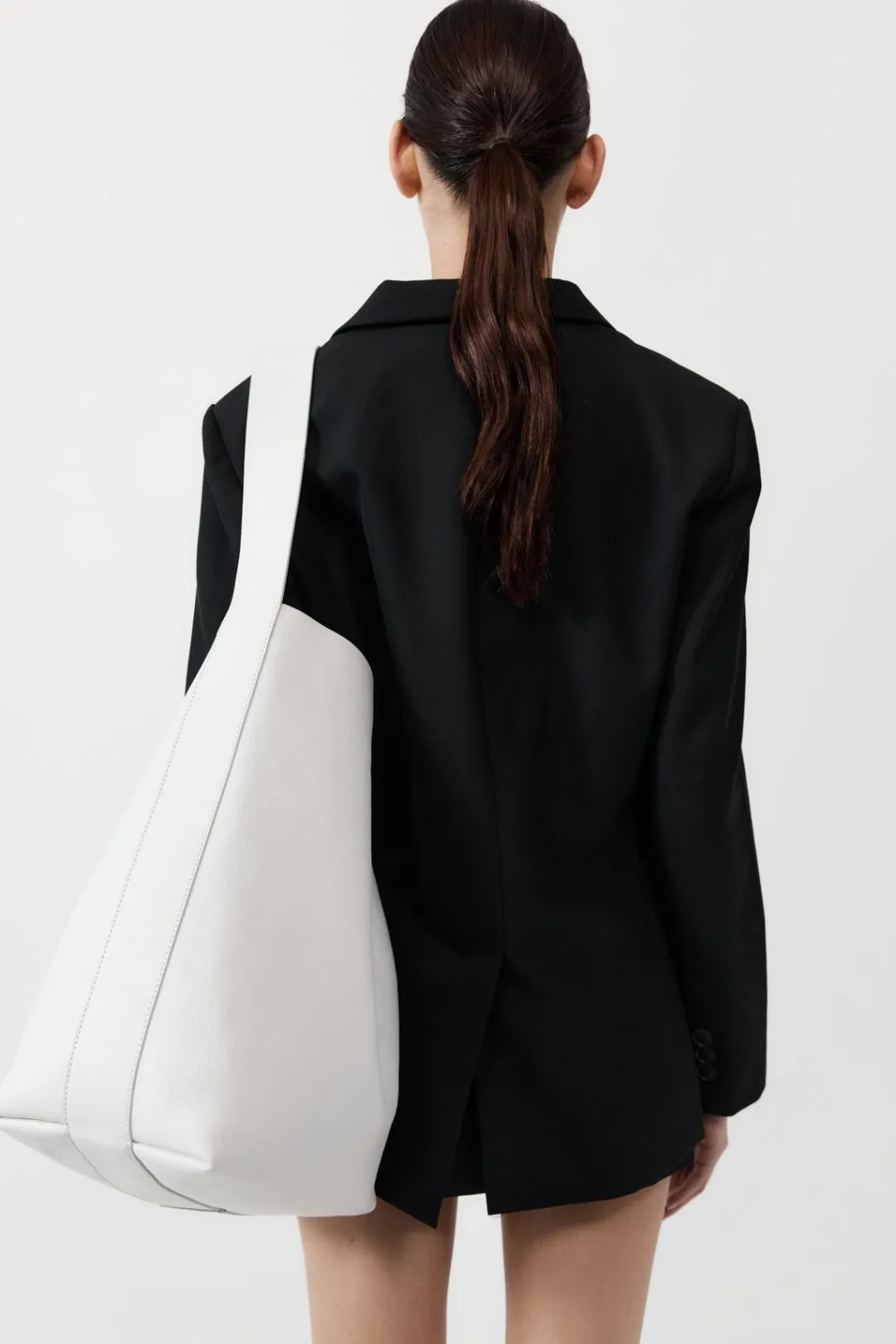 Unisex*St. Agni Minimal Everyday Bag - White