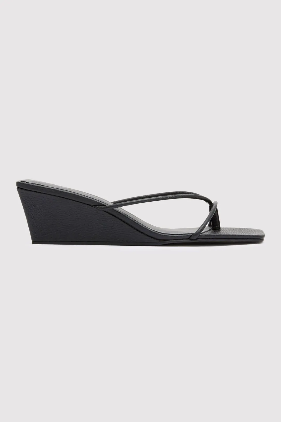 Wedges*St. Agni Minimal Low Wedge - Black