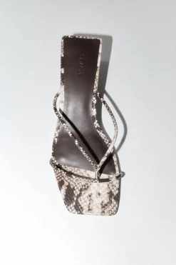 Heels*St. Agni Minimal Low Wedge - Python