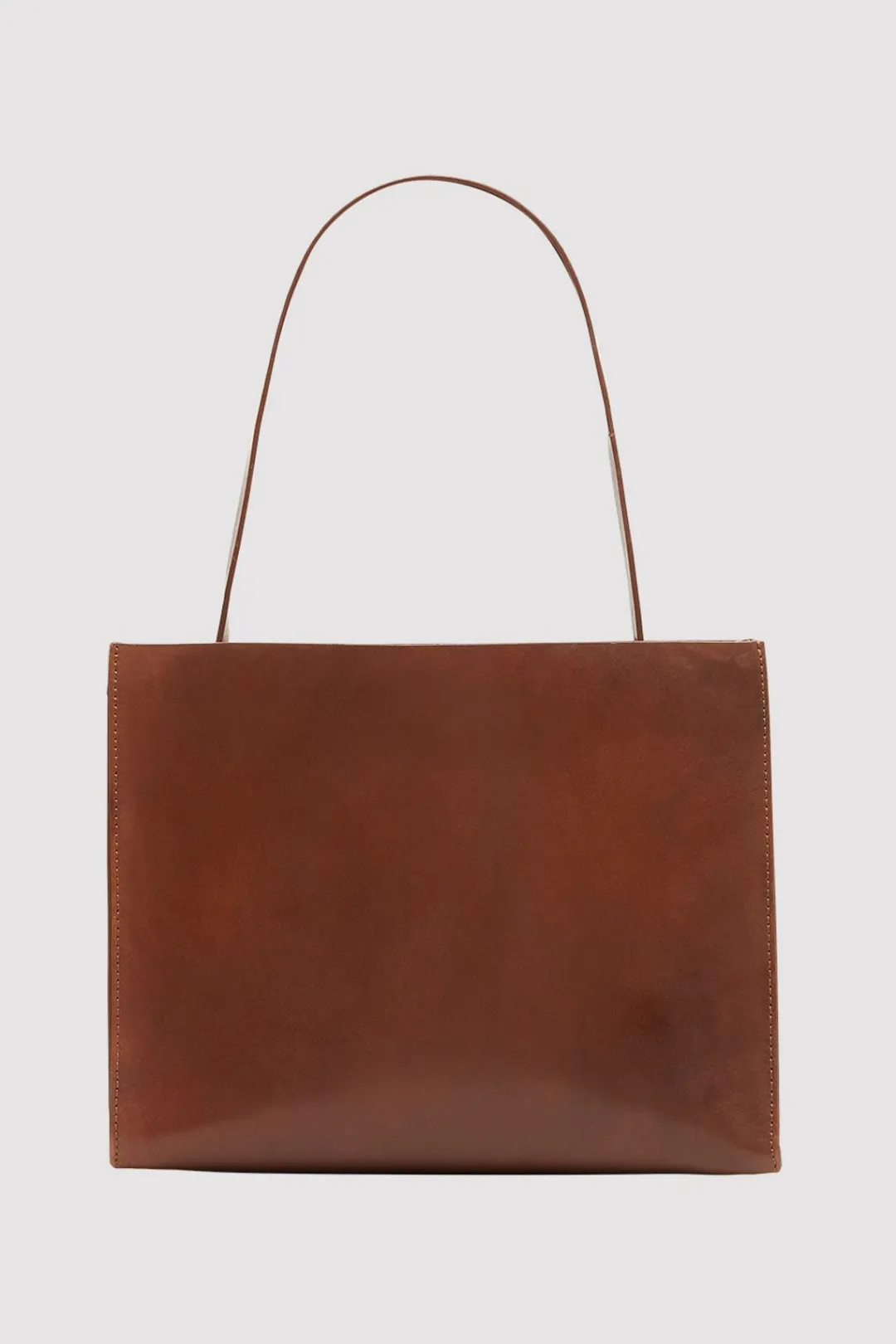 Bags*St. Agni Minimal Mini Tote - Antique Tan