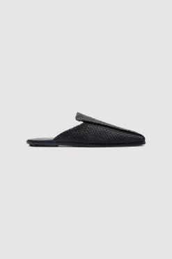 Loafers*St. Agni Modernist Woven Mule - Black