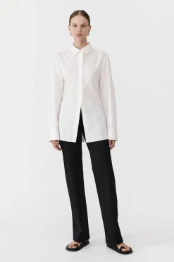 Tailoring*St. Agni Open Back Shirt - White