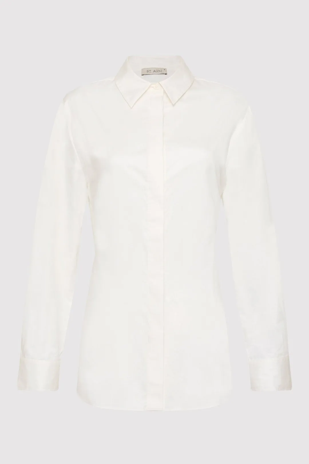 Tailoring*St. Agni Open Back Shirt - White