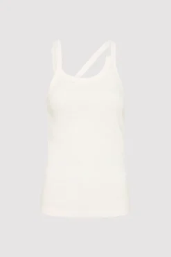 Singlets*St. Agni Organic Cotton Abstract Singlet - White