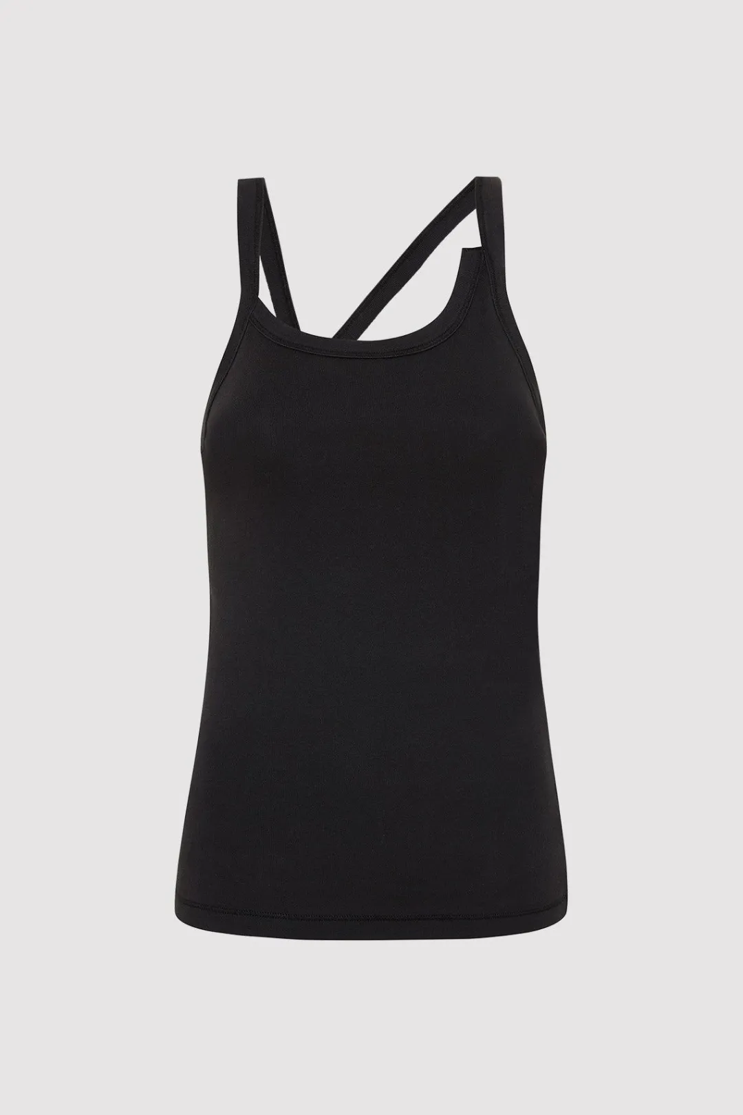 Singlets*St. Agni Organic Cotton Abstract Singlet - Black