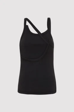 Basics*St. Agni Organic Cotton Abstract Singlet - Black