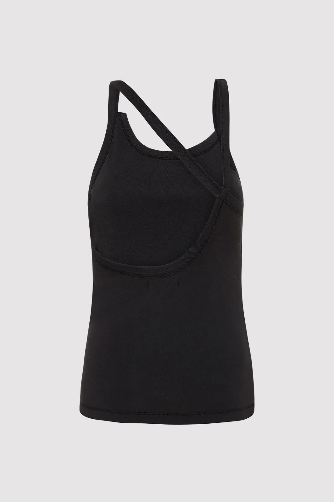 Basics*St. Agni Organic Cotton Abstract Singlet - Black