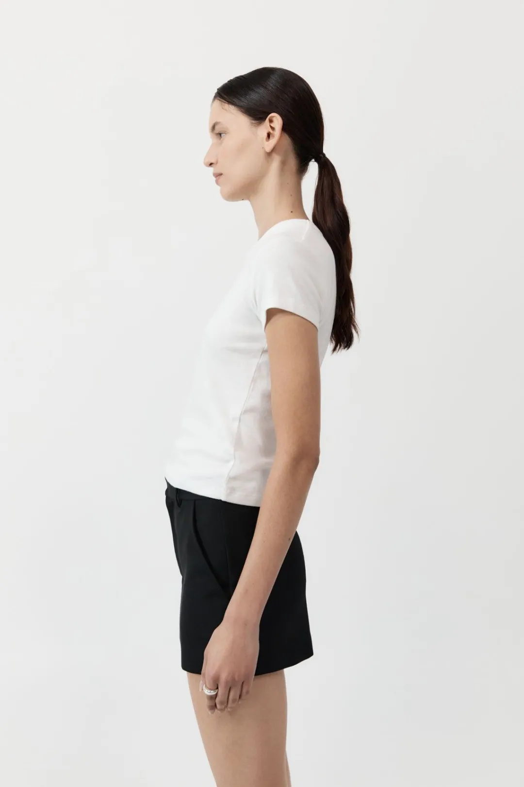Basics*St. Agni Organic Cotton Baby Tee - White