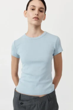T-Shirts*St. Agni Organic Cotton Baby Tee - Stone Blue
