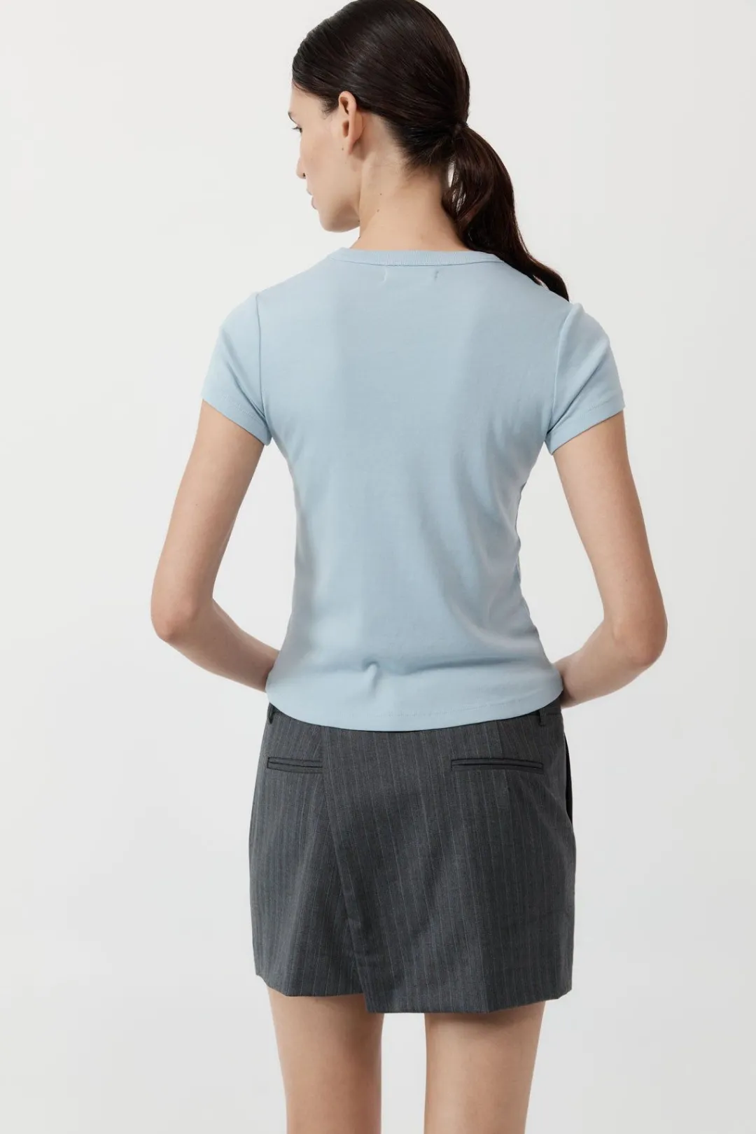 T-Shirts*St. Agni Organic Cotton Baby Tee - Stone Blue