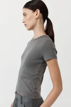 T-Shirts*St. Agni Organic Cotton Baby Tee - Pewter Grey