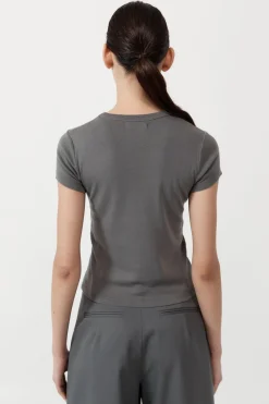 T-Shirts*St. Agni Organic Cotton Baby Tee - Pewter Grey