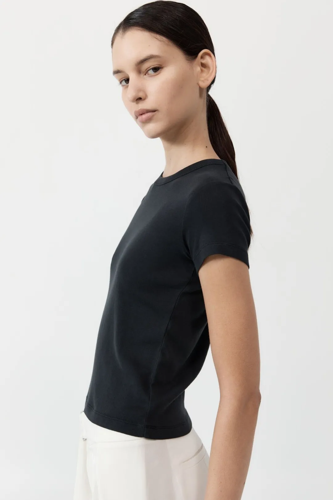 Tops*St. Agni Organic Cotton Baby Tee - Black