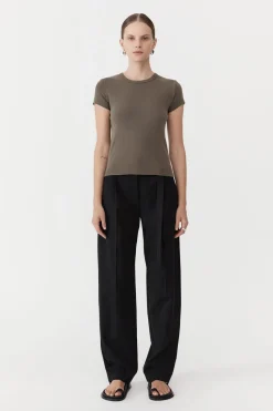 Tops*St. Agni Organic Cotton Baby Tee - Kelp