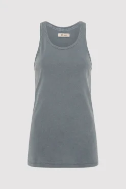 Tops*St. Agni Organic Cotton Everyday Tank - Diesel Grey