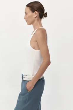 Basics*St. Agni Organic Cotton Everyday Tank - White