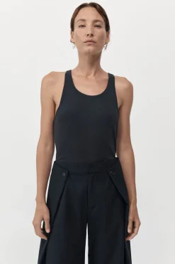 Tops*St. Agni Organic Cotton Everyday Tank - Black