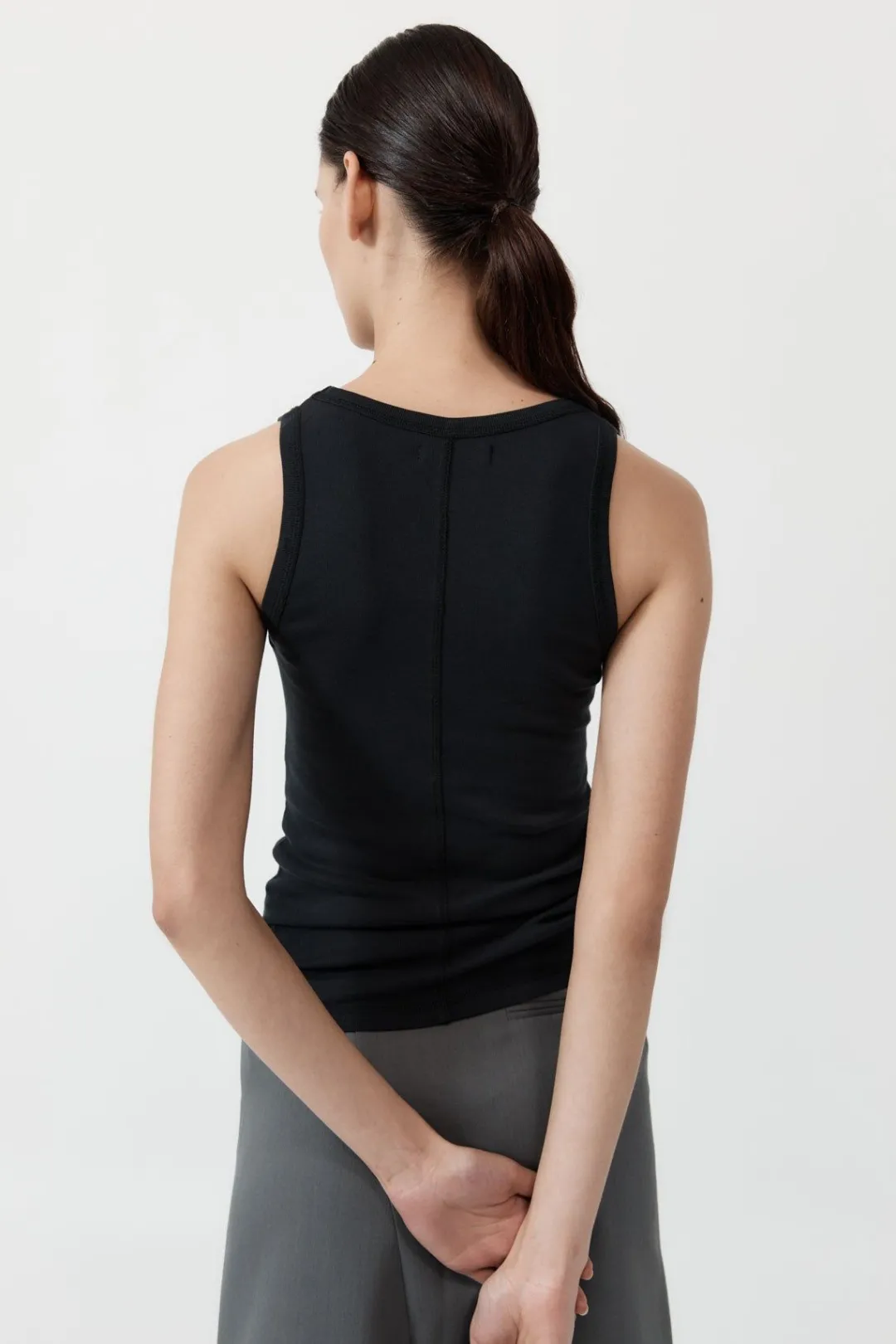 Singlets*St. Agni Organic Cotton Singlet - Black