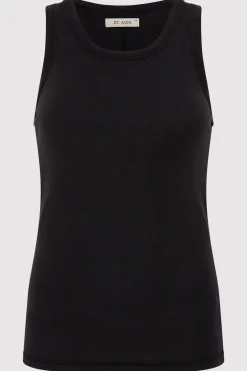 Basics*St. Agni Organic Cotton Singlet - Black