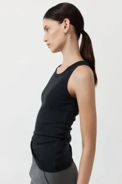 Unisex*St. Agni Organic Cotton Singlet - Black