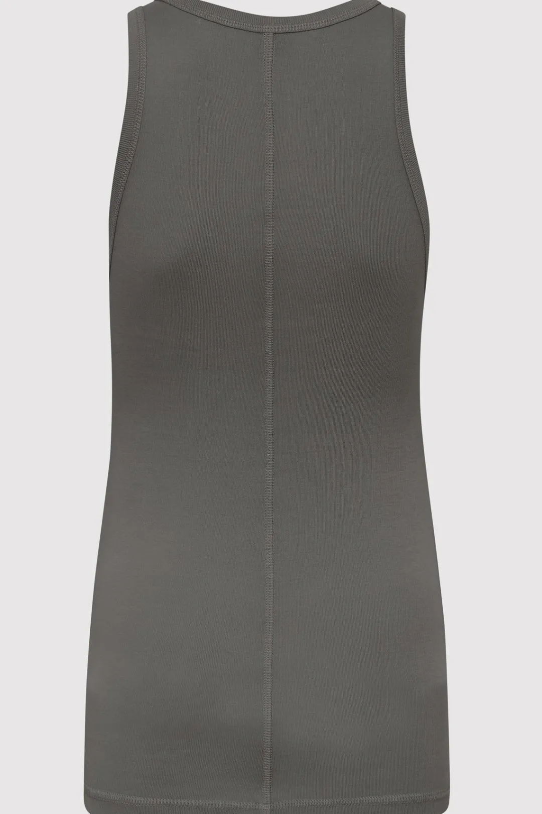 Tops*St. Agni Organic Cotton Singlet - Pewter Grey