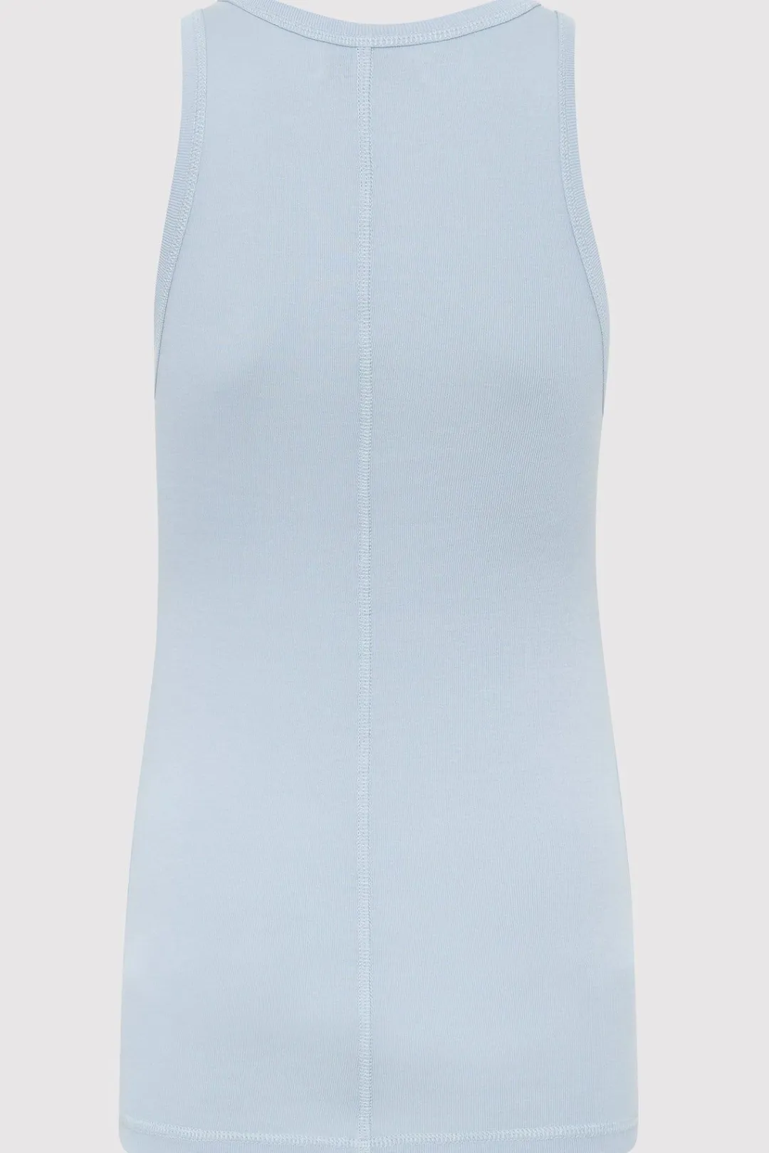 Tops*St. Agni Organic Cotton Singlet - Stone Blue