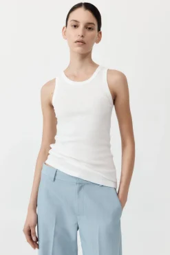 Singlets*St. Agni Organic Cotton Singlet - White