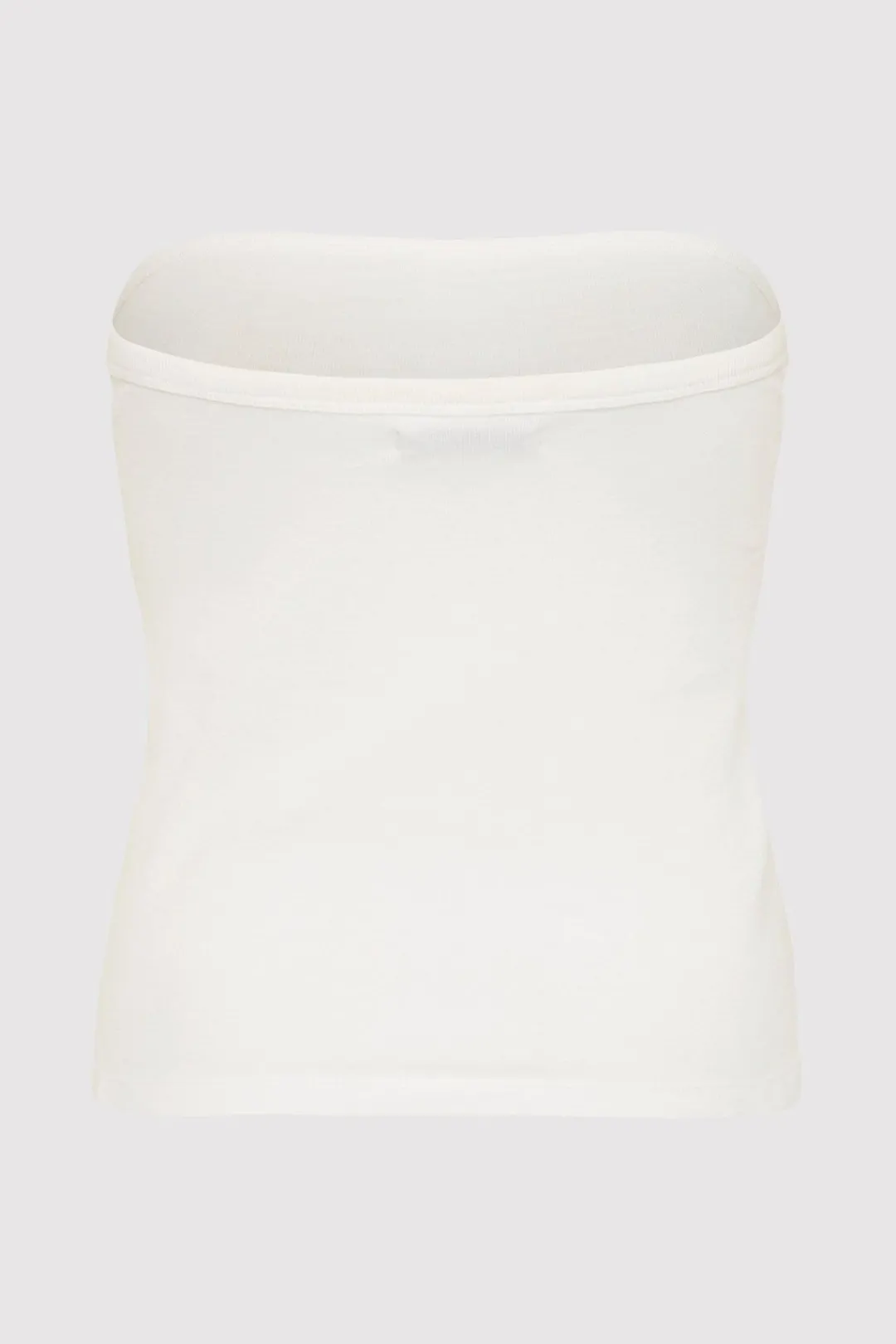 Basics*St. Agni Organic Cotton Strapless Top - White