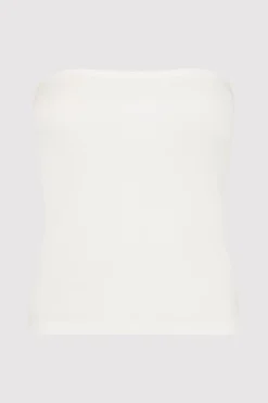 Tops*St. Agni Organic Cotton Strapless Top - White