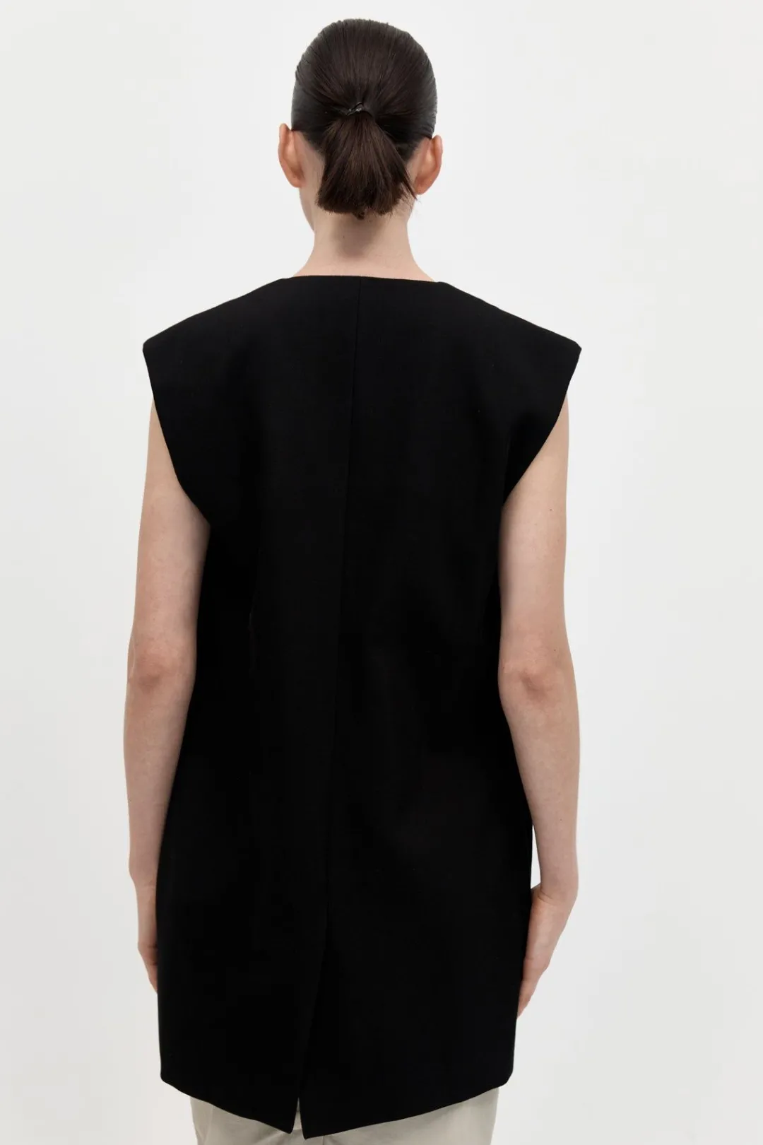 Tops*St. Agni Oversized Vest - Black