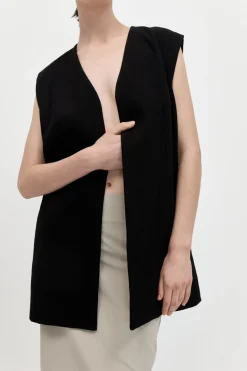 Tailoring*St. Agni Oversized Vest - Black