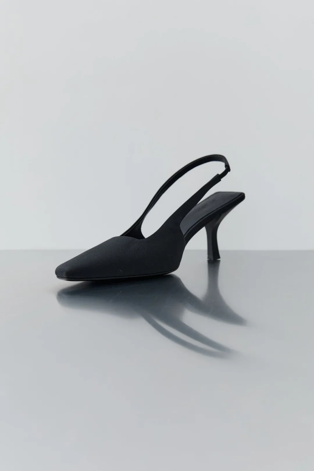Heels*St. Agni Paris Sling Back Kitten Heel - Black