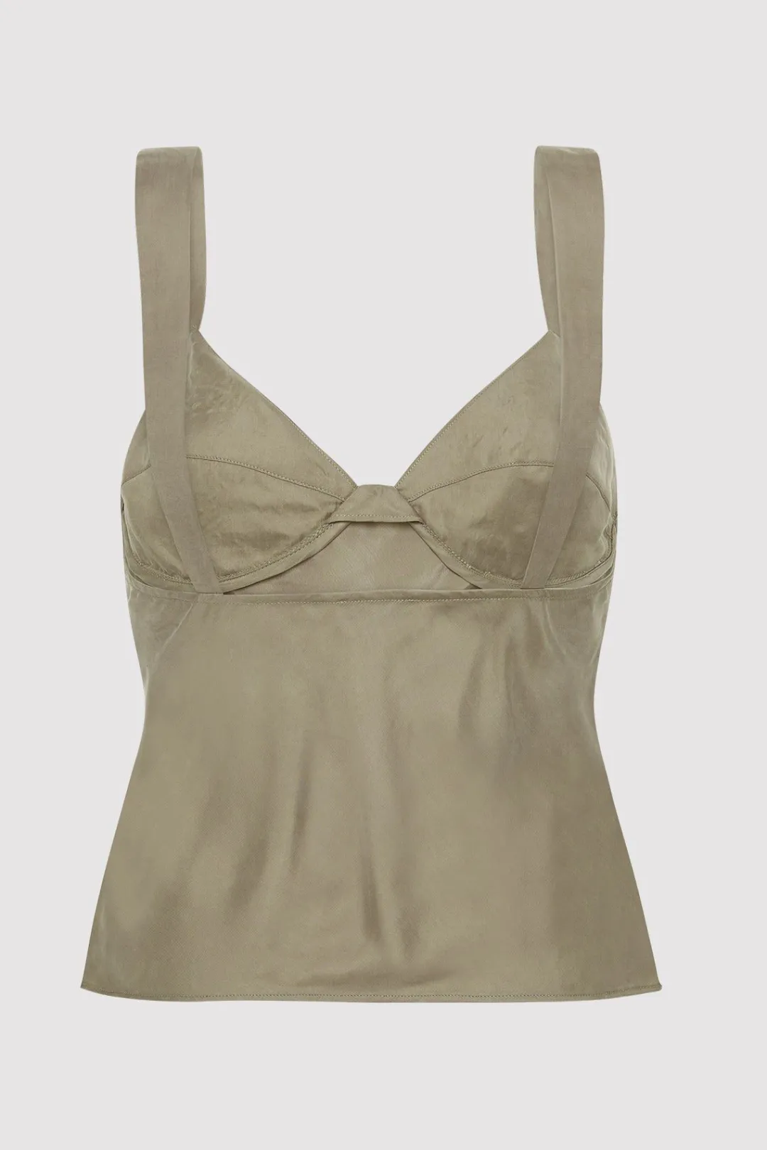 Singlets*St. Agni Peignoir Camisole - Castor Grey